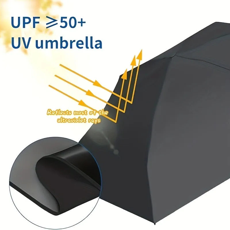 Mini Pocket Umbrella - Compact Umbrella with UV and Rain Protection, Windproof Design