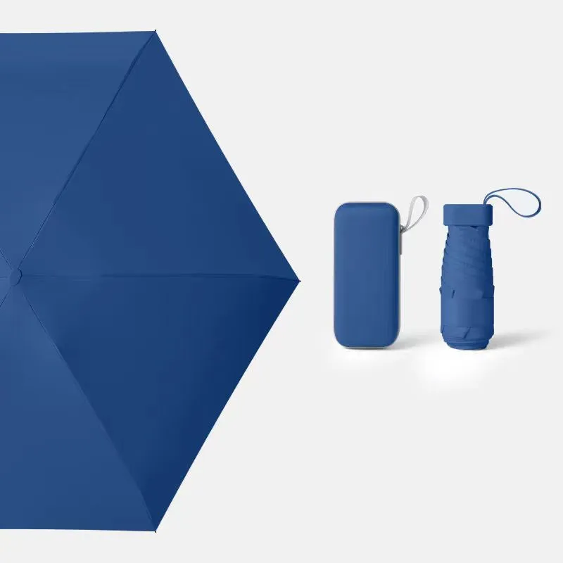 Mini Pocket Umbrella - Compact Umbrella with UV and Rain Protection, Windproof Design