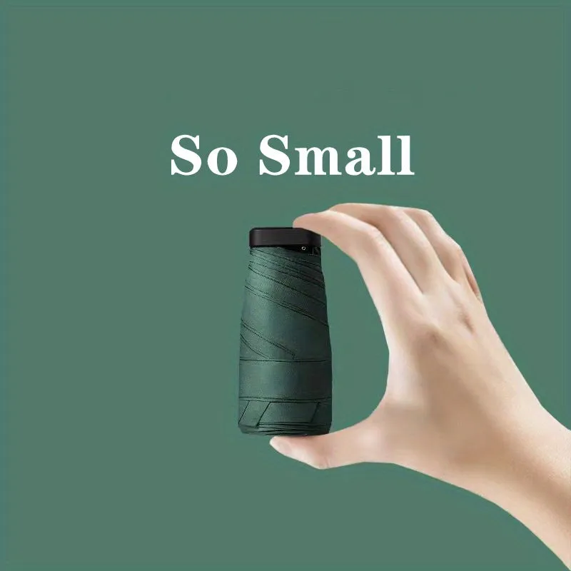 Mini Pocket Umbrella - Compact Umbrella with UV and Rain Protection, Windproof Design