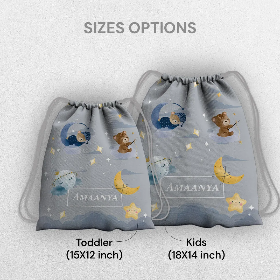 Moonlight Snuggles Drawstring Bag (kids)