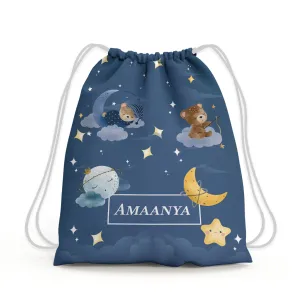 Moonlight Snuggles Drawstring Bag (kids)