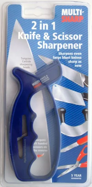 Multi-Sharp Knife And Scissor Sharpener - Multi-Sharp