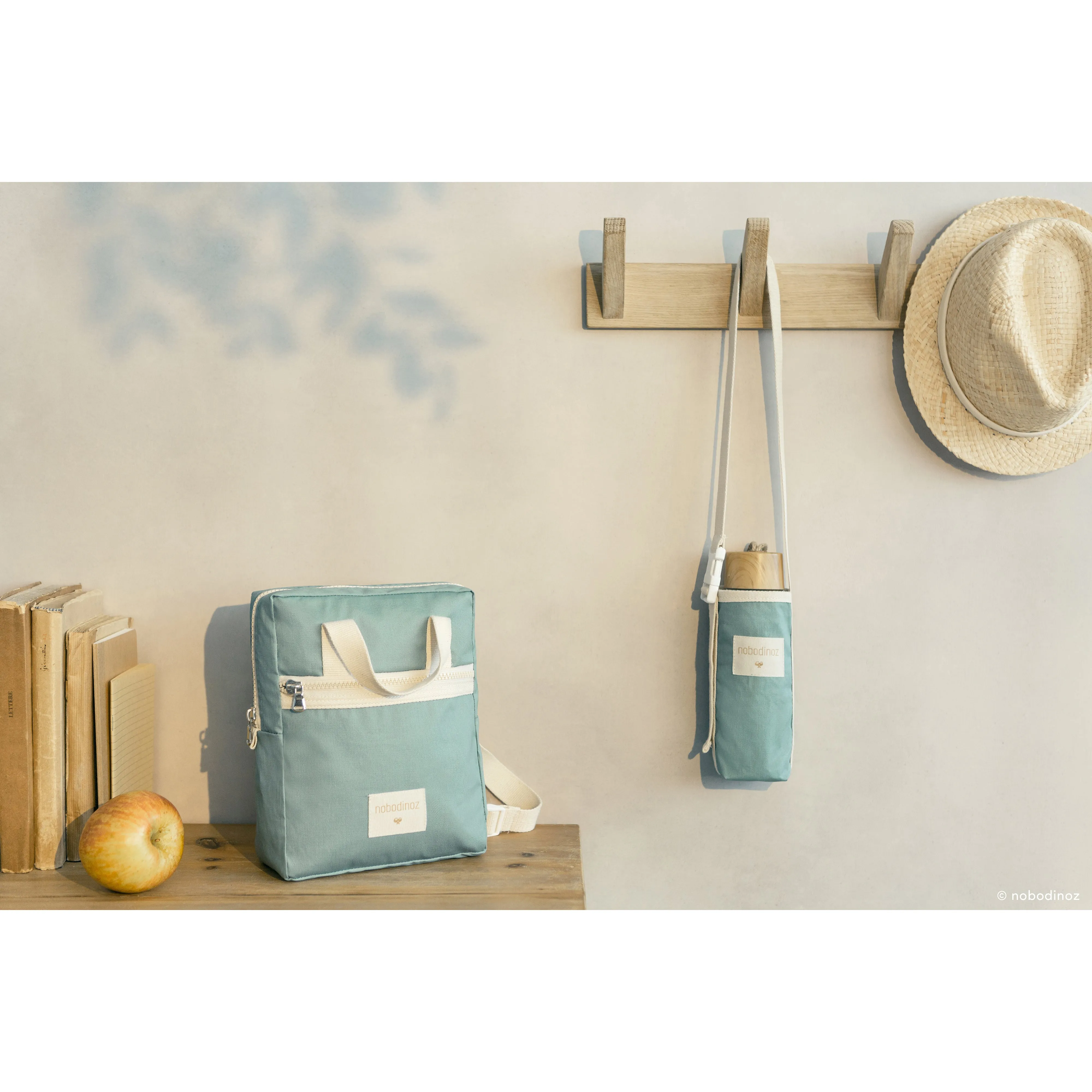 nobodinoz Sunshine Insulated Lunch Bag Eden Green