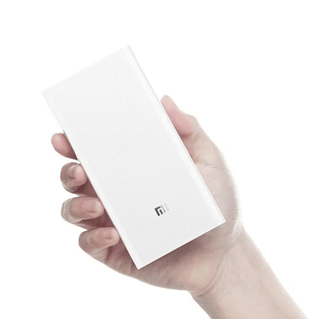 Original Xiaomi Power Bank 20000mAh Portable Charger for iPhone Xiaomi External Battery Support Dual USB QC 3.0 power Bank 20000