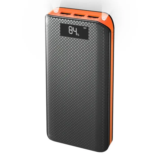 Power Bank 20000mAh Powerbank 3 USB External Battery Pack for iPhone 6 6s 7 8 10 iPad Samsung Xioami Huawei Sony LG HTC Nokia.