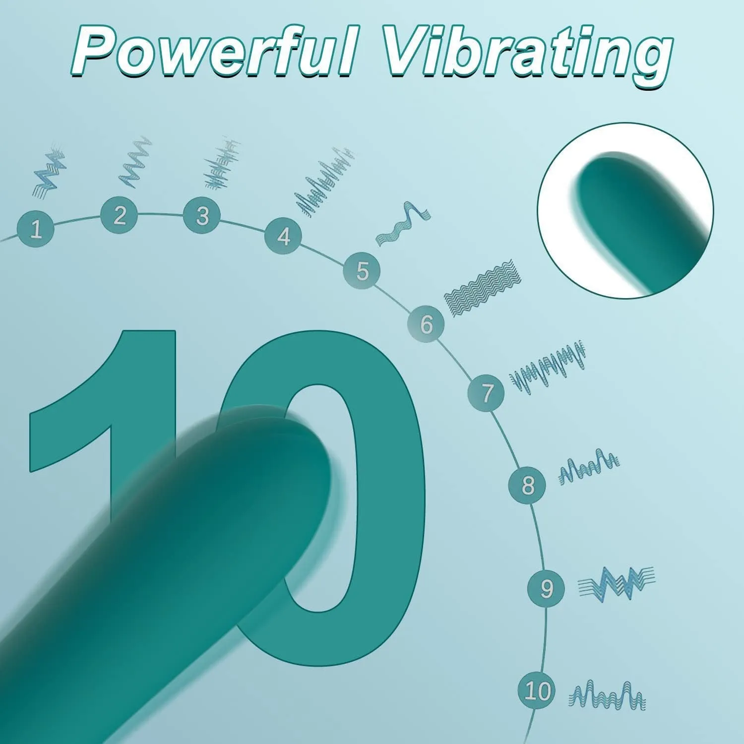Rechargeable  Vibrating AV Stick