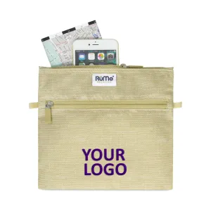 RuMe Recycled Pouch, Burlap