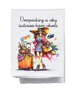 Sassy Diva, Overpacking is why suitcases have wheels