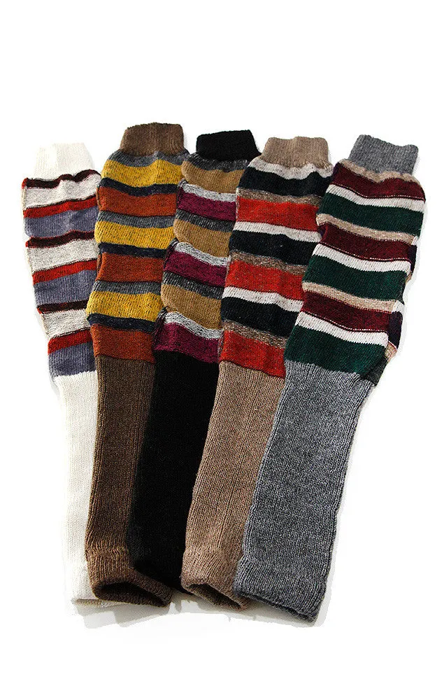SWL106 Multi Color Stripe Leg Warmers