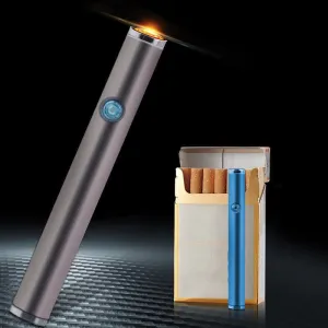 USB Rechargeable Lighter Windproof Smart Silent