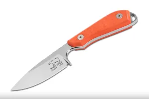 White River Knives M1 Pro Fixed Blade Knife 3in S35VN Steel Orange Textured G10 Handles