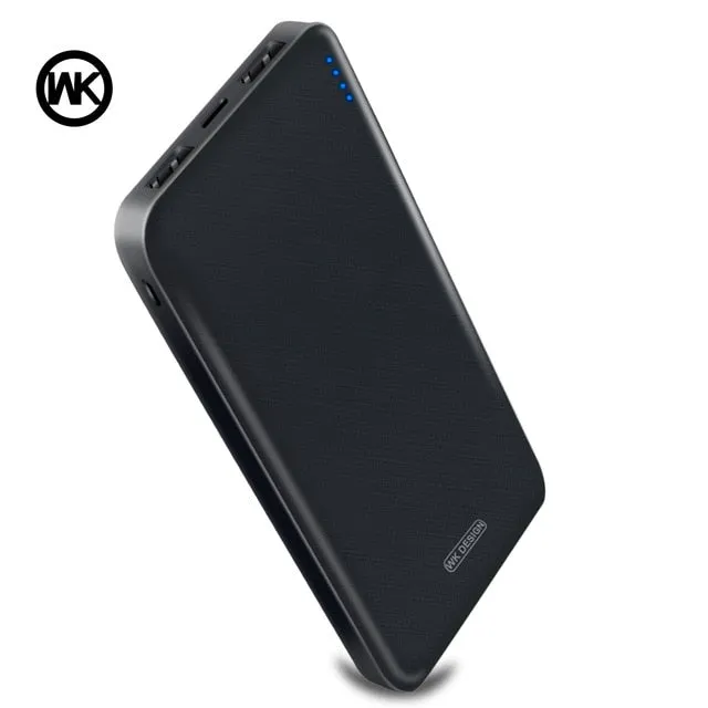 WK Mini Power Bank 10000mAh Powerbank for Xiaomi Power Bank Poverbank Power Supply Unit External Battery for iPhone Accessories