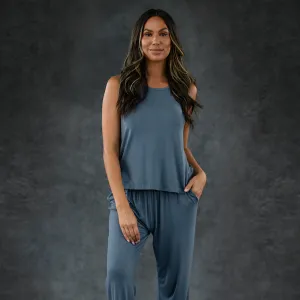 Women's Pajama Set - Pant   Tank (Dusk)